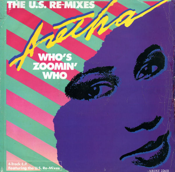 Aretha Franklin : Who's Zoomin' Who (The U.S. Re-Mixes) (12", EP)