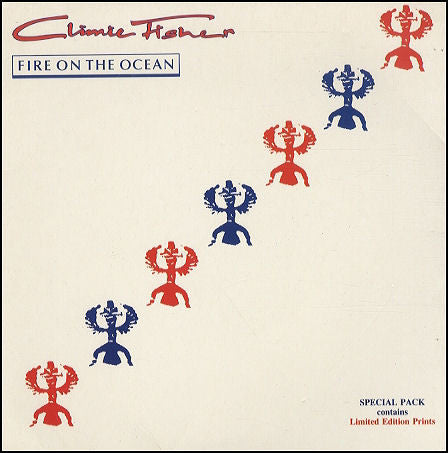 Climie Fisher : Fire On The Ocean (7", Ltd, Sil)