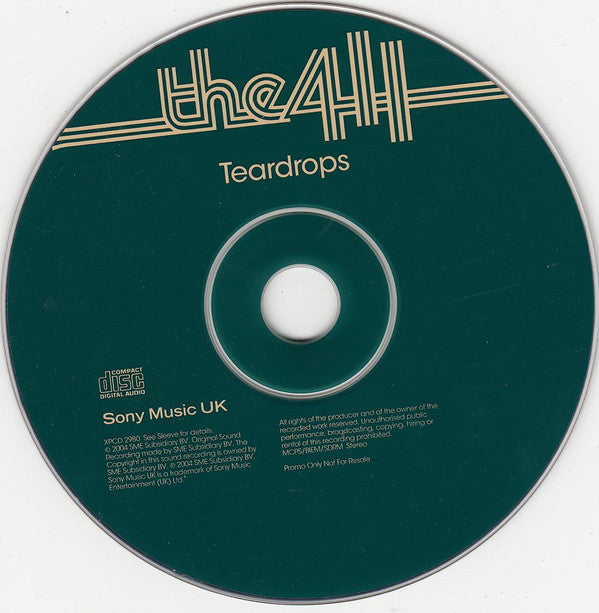 The 411 : Teardrops (CD, Single, Promo)