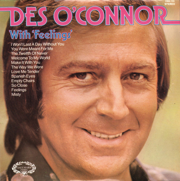 Des O'Connor : With 'Feelings' (LP)