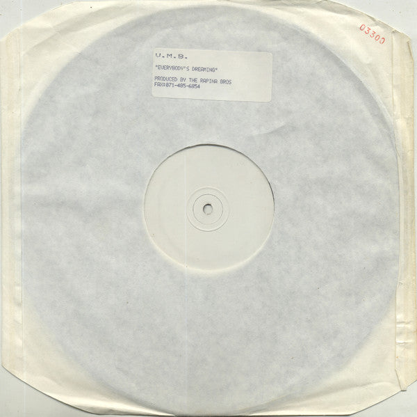 V.M.B. : Everybody's Dreaming (12", W/Lbl)