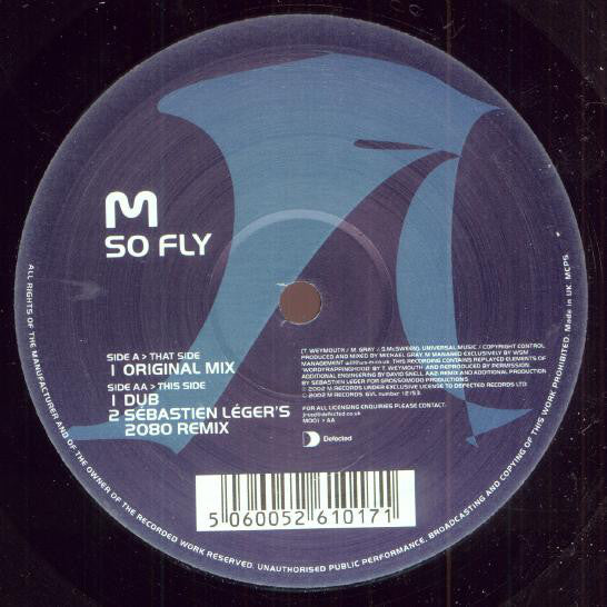 M (5) : So Fly (12")