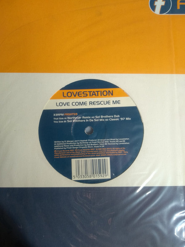 Lovestation : Love Come Rescue Me (12")