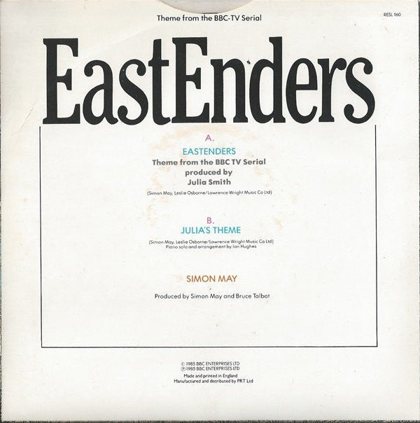 Simon May : Eastenders (7", Single)