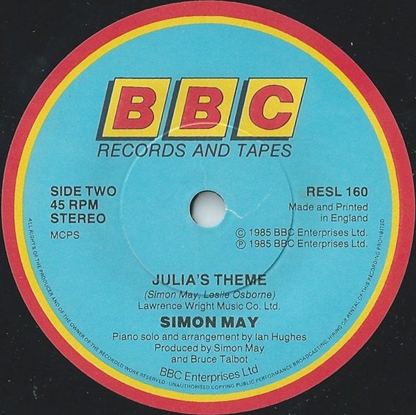 Simon May : Eastenders (7", Single)