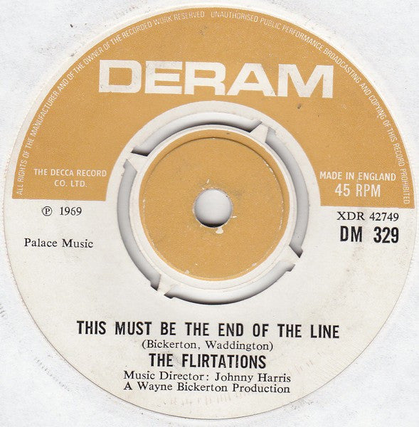 The Flirtations : Give Me Love (7", Single)