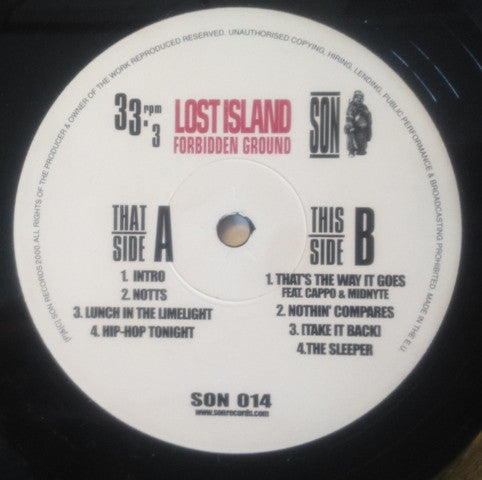 Lost Island : Forbidden Ground (2xLP)