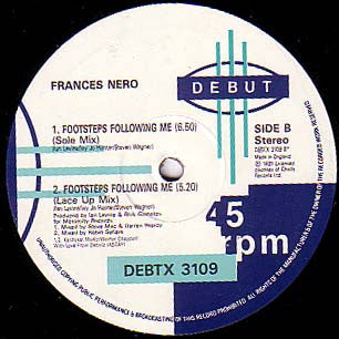 Frances Nero : Footsteps Following Me (12")