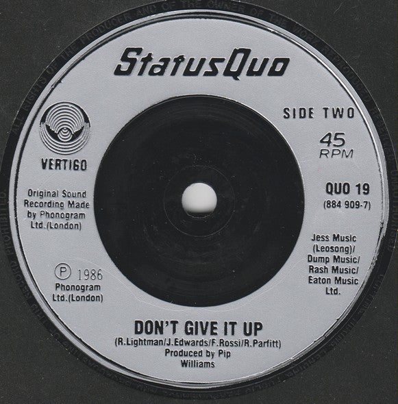 Status Quo : Red Sky (7", Single)