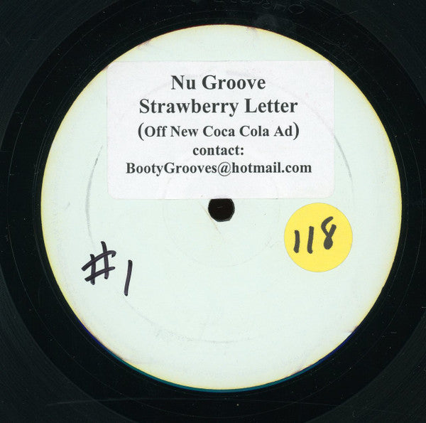 Nu-Groove : Strawberry Letter (12", S/Sided, Promo, W/Lbl)