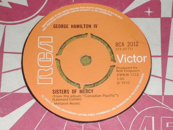 George Hamilton IV : Canadian Pacific  (7", Single)