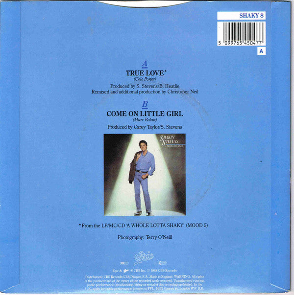 Shakin' Stevens : True Love (7", Single)