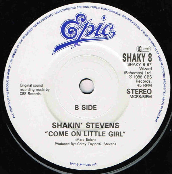 Shakin' Stevens : True Love (7", Single)