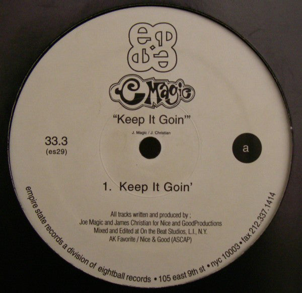 C Magic : Keep It Goin' / Feel The Melody (12")
