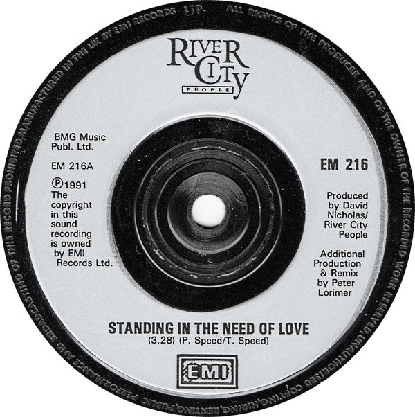 River City People : Standing In The Need Of Love (7")