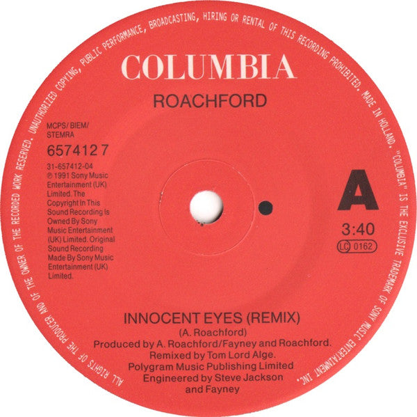 Roachford : Innocent Eyes (Remix) (7", Single)