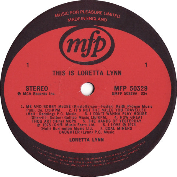 Loretta Lynn : This Is Loretta Lynn (LP, Comp)