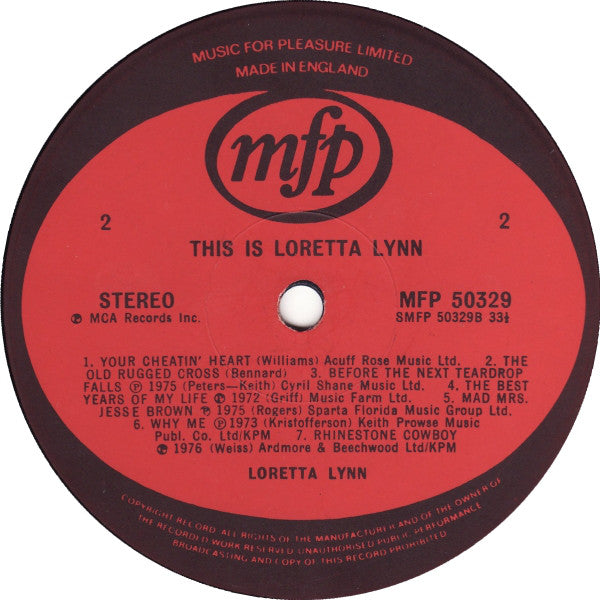 Loretta Lynn : This Is Loretta Lynn (LP, Comp)