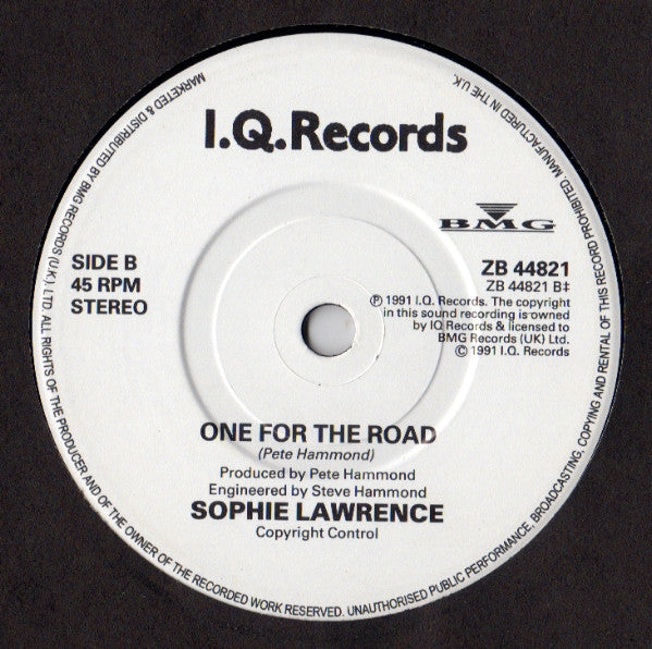 Sophie Lawrence : Love's Unkind (7", Single)