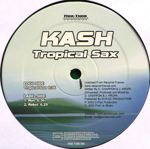 Kash : Tropical Sax (12")