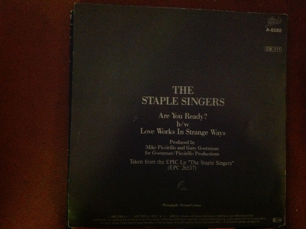 The Staple Singers : Are You Ready? (7", Single)