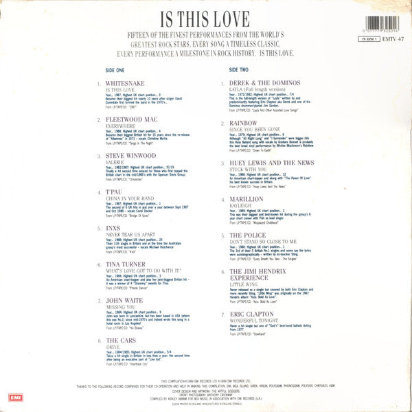 Various : Is This Love (LP, Album, Comp)