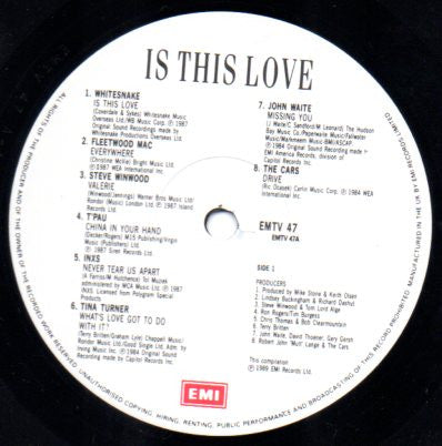 Various : Is This Love (LP, Album, Comp)