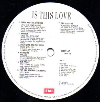 Various : Is This Love (LP, Album, Comp)