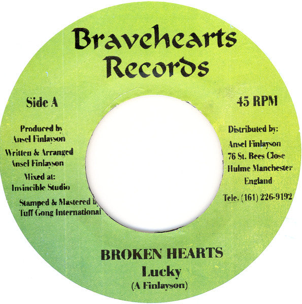 Lucky / Dimples : Broken Hearts / Some Guys (7")