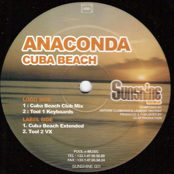 Anaconda (3) : Cuba Beach (12")