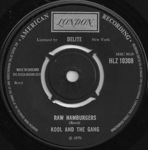 Kool & The Gang : Kool And The Gang (7", Single, Mono)