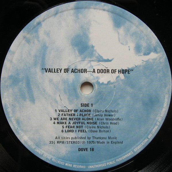 The Valley Of Achor : A Door Of Hope (LP, Album, Gat)