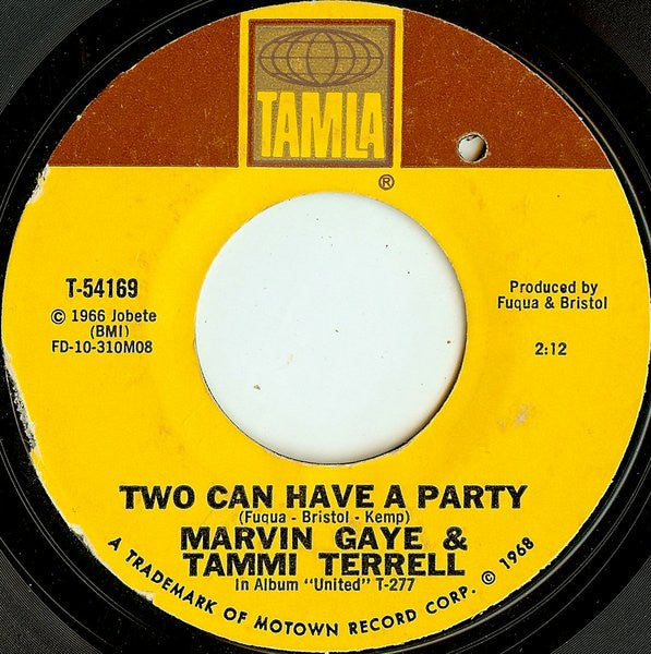 Marvin Gaye & Tammi Terrell : You're All I Need To Get By (7", Single, Styrene)