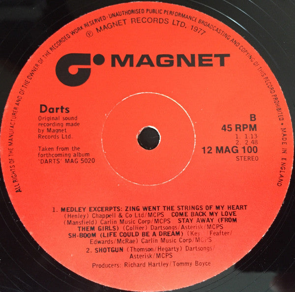 Darts : Daddy Cool / The Girl Can't Help It (12")