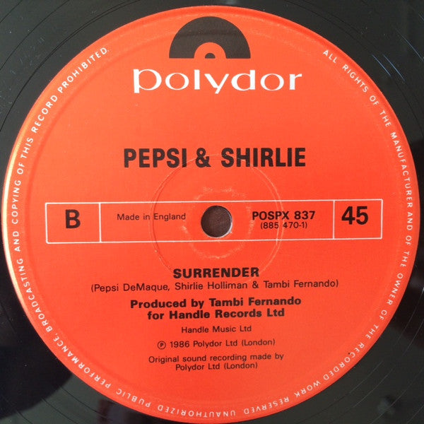Pepsi & Shirlie : Heartache (12", Single)