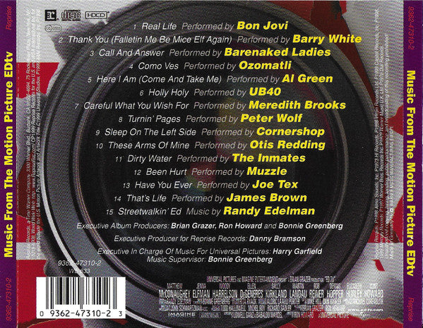 Various : Music From The Motion Picture EDtv (HDCD, Album)