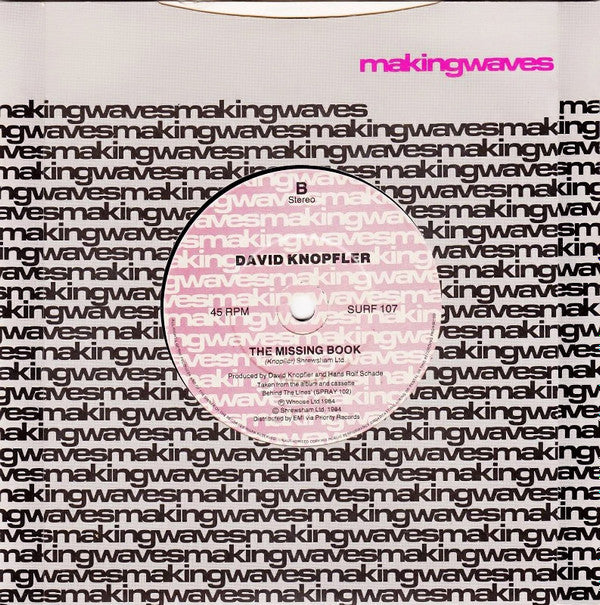 David Knopfler : Shockwave (7", Single)