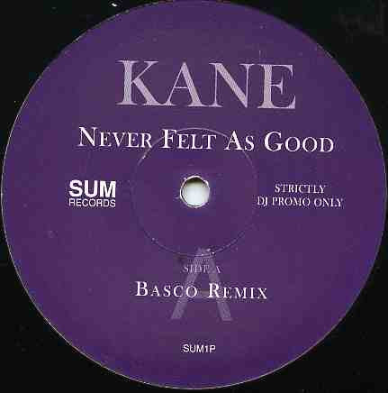Belvedere Kane : Never Felt As Good (12", Promo)
