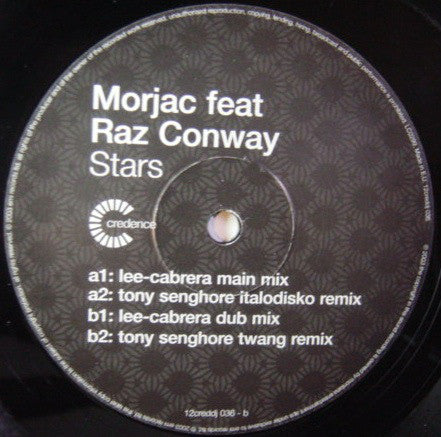 Morjac Feat Raz Conway : Stars (12", Promo)