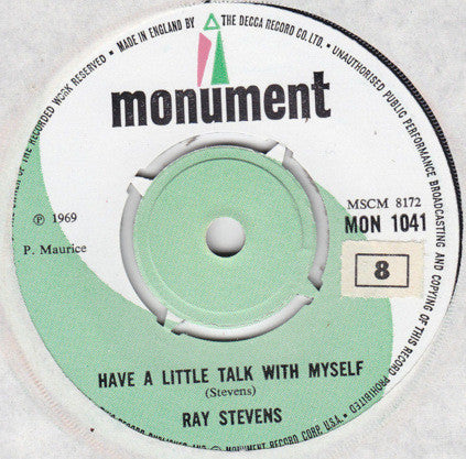 Ray Stevens : Have A Little Talk With Myself (7", Single)