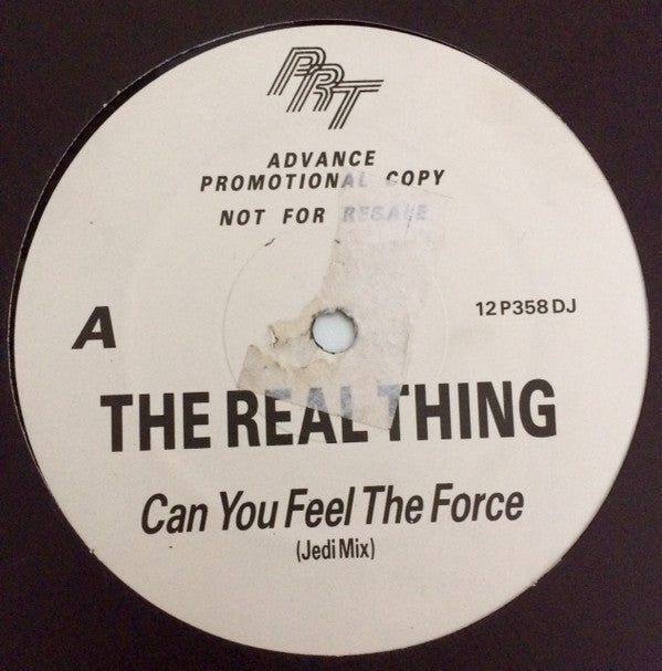 The Real Thing : Can You Feel The Force (Jedi Mix) (12", S/Sided, Promo)