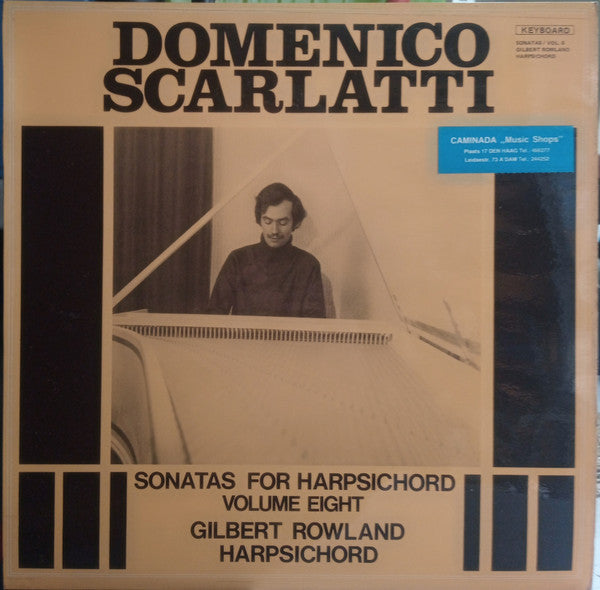 Gilbert Rowland, Domenico Scarlatti : Sonatas For Harpsichord, Vol. 8 (LP)