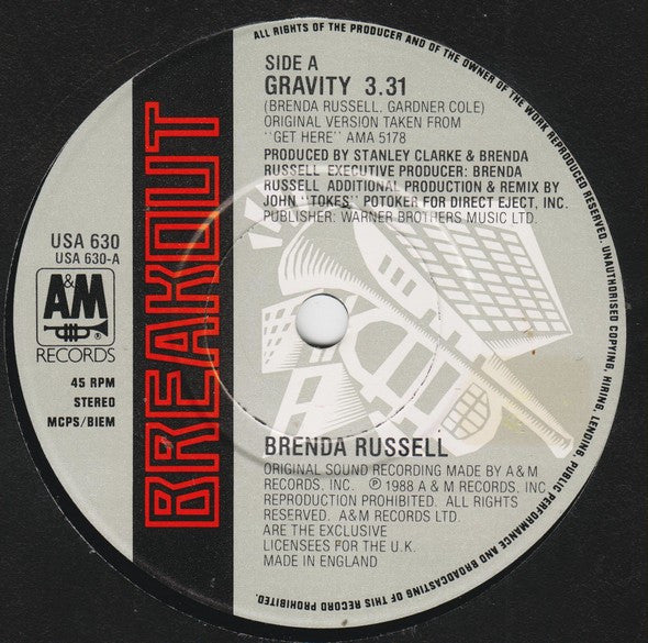 Brenda Russell (2) : Gravity (7", Single)