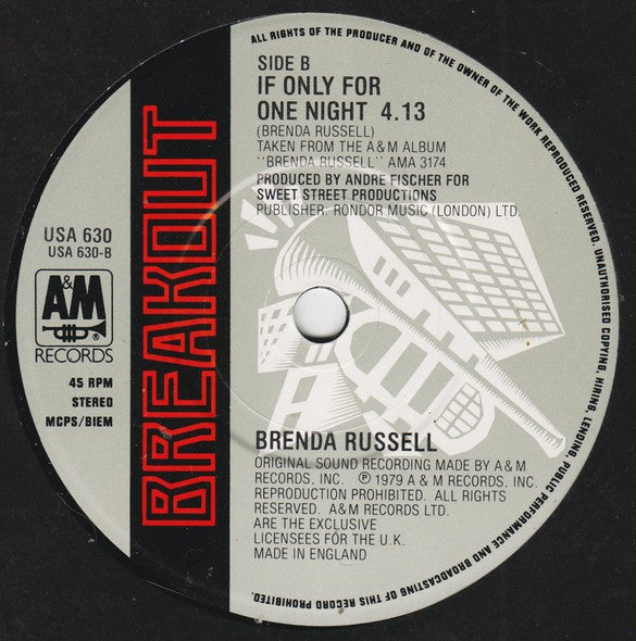 Brenda Russell (2) : Gravity (7", Single)