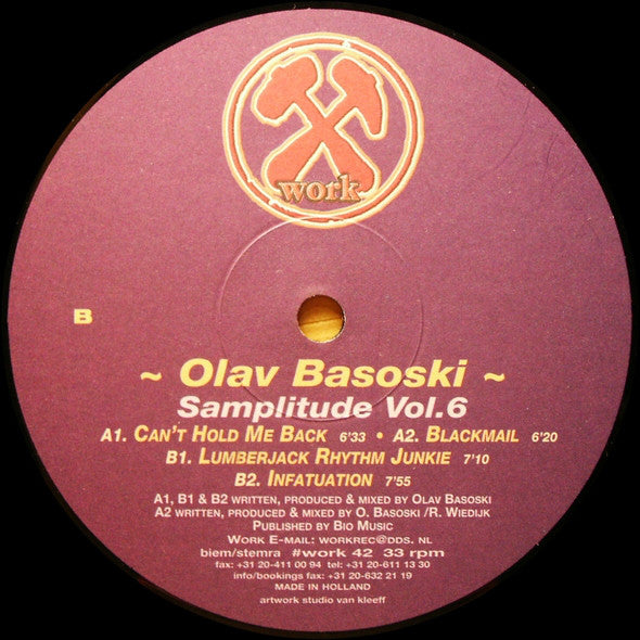 Olav Basoski : Samplitude Vol.6 (12")