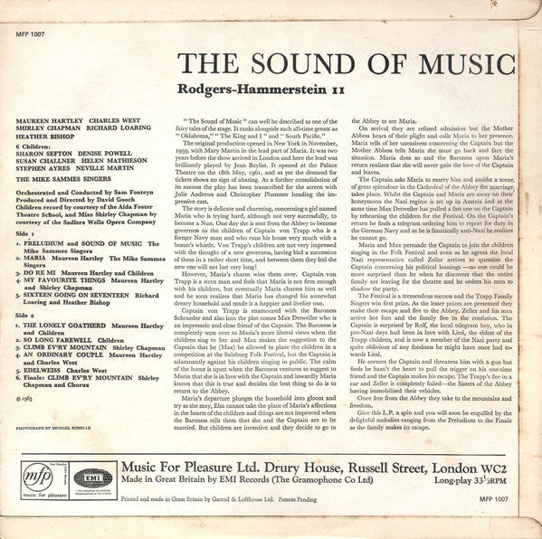 "The Sound Of Music" Cast : The Sound Of Music (LP, Album)