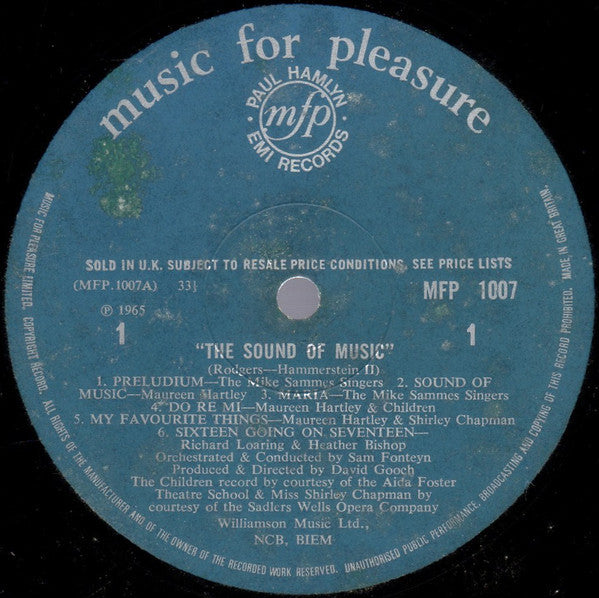 "The Sound Of Music" Cast : The Sound Of Music (LP, Album)