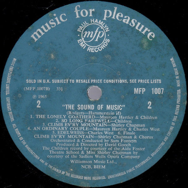 "The Sound Of Music" Cast : The Sound Of Music (LP, Album)