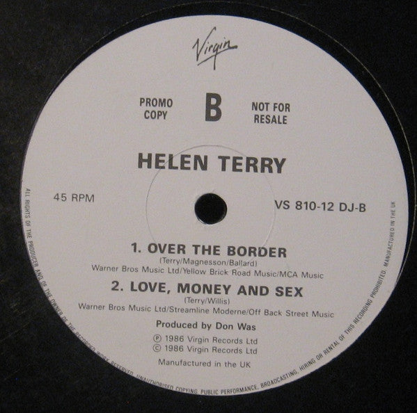 Helen Terry : Act Of Mercy (12", Promo)