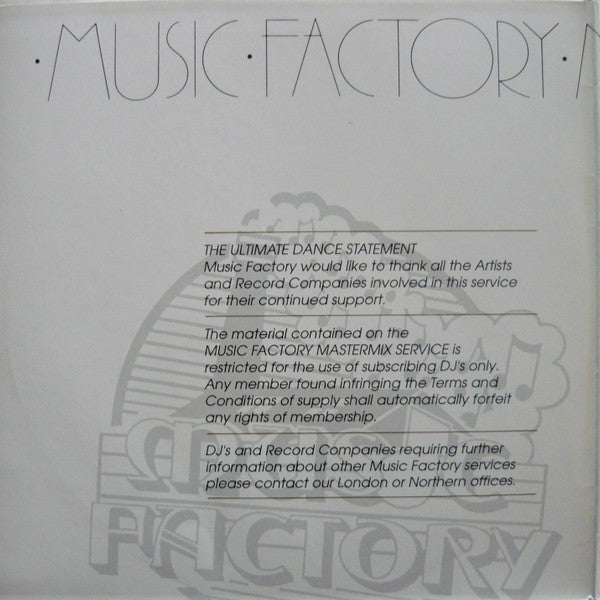 Various : Music Factory Mastermix - Issue 50 (3x12")